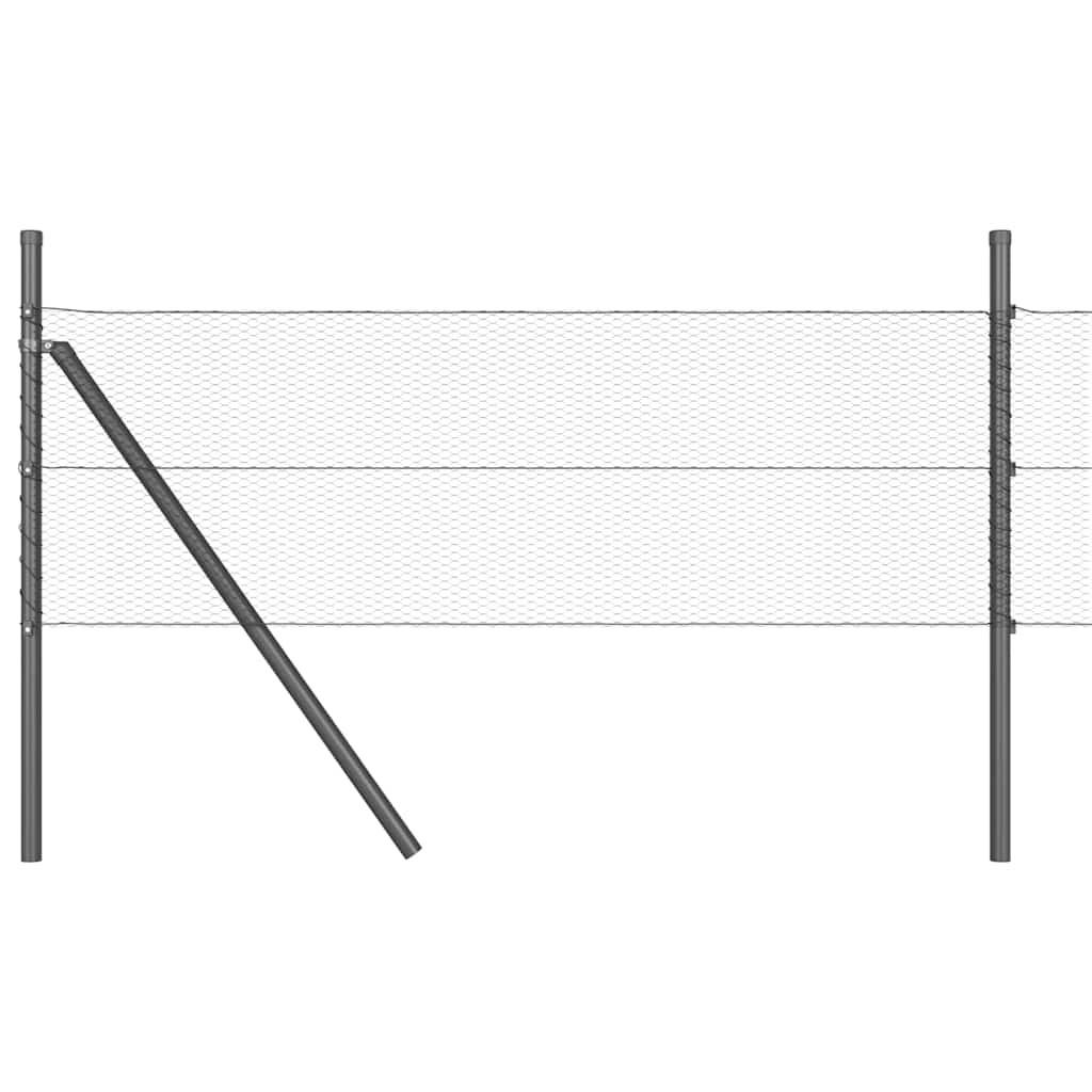 Ground Fix Geschweißter Drahtzaun 25 x 0,6 m (B x H)