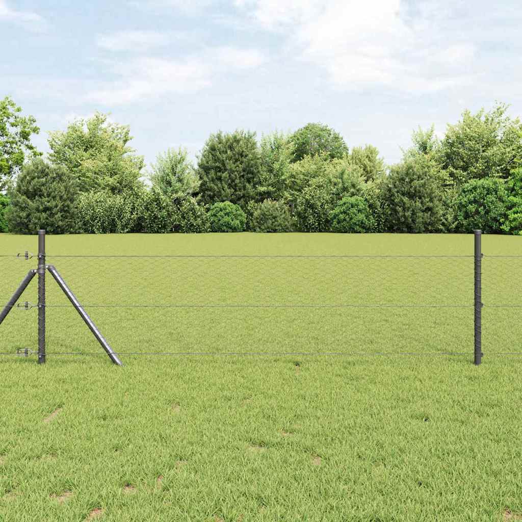 Ground Fix Geschweißter Drahtzaun 25 x 0,8 m (B x H)
