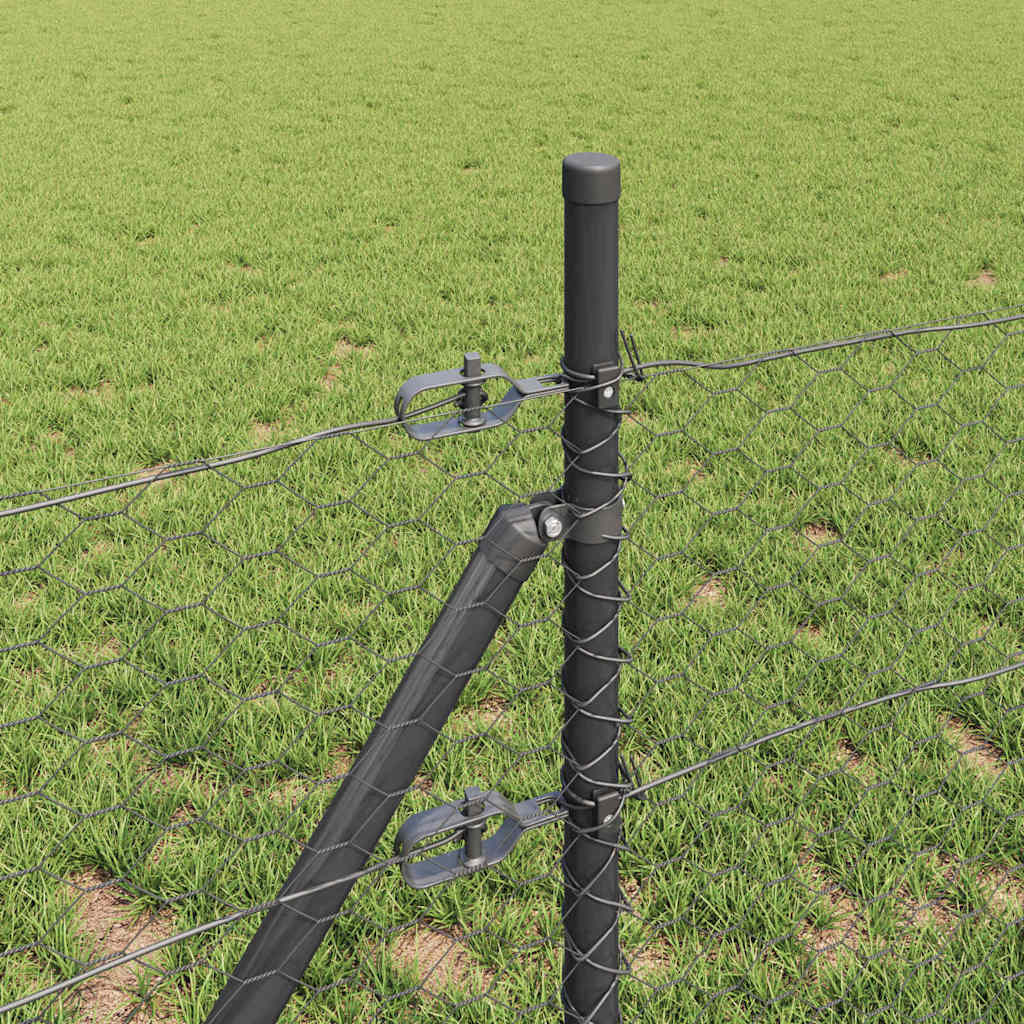 Ground Fix Geschweißter Drahtzaun 25 x 0,8 m (B x H)