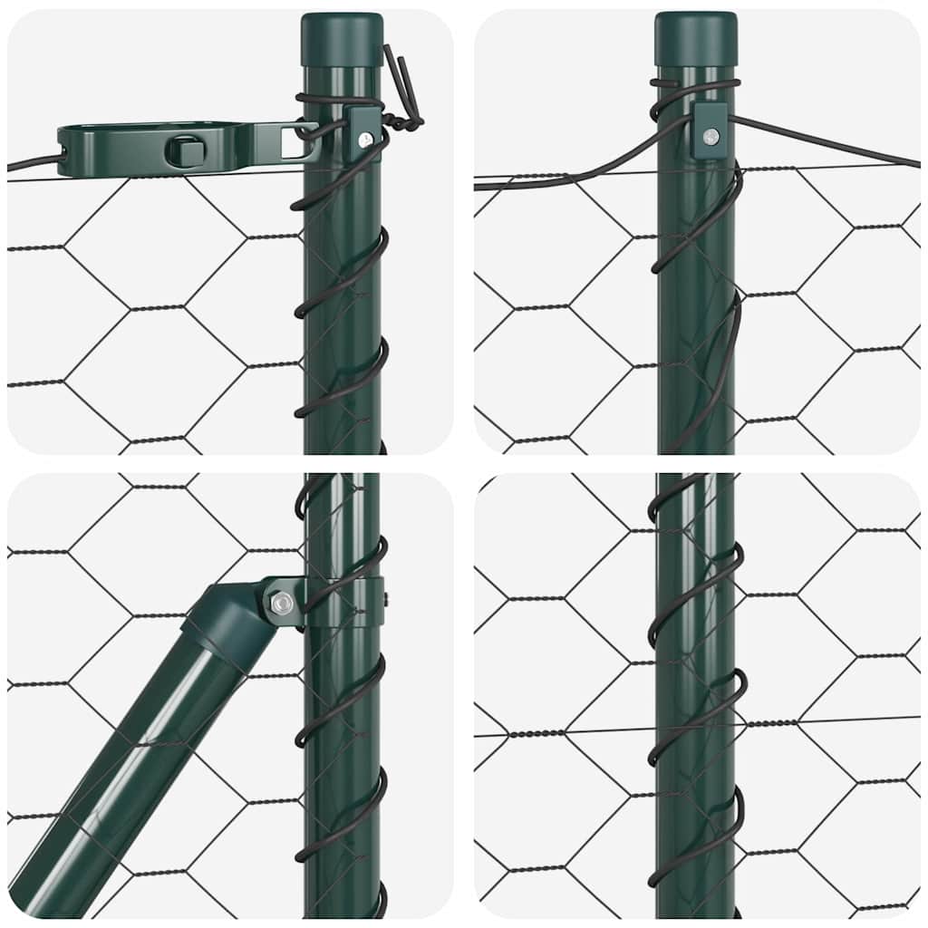 Ground Fix Geschweißter Drahtzaun 50 x 0,8 m (B x H)