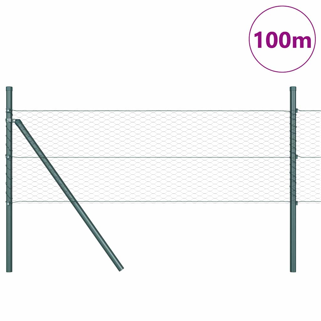 Ground Fix Geschweißter Drahtzaun 100 x 0,5 m (B x H)