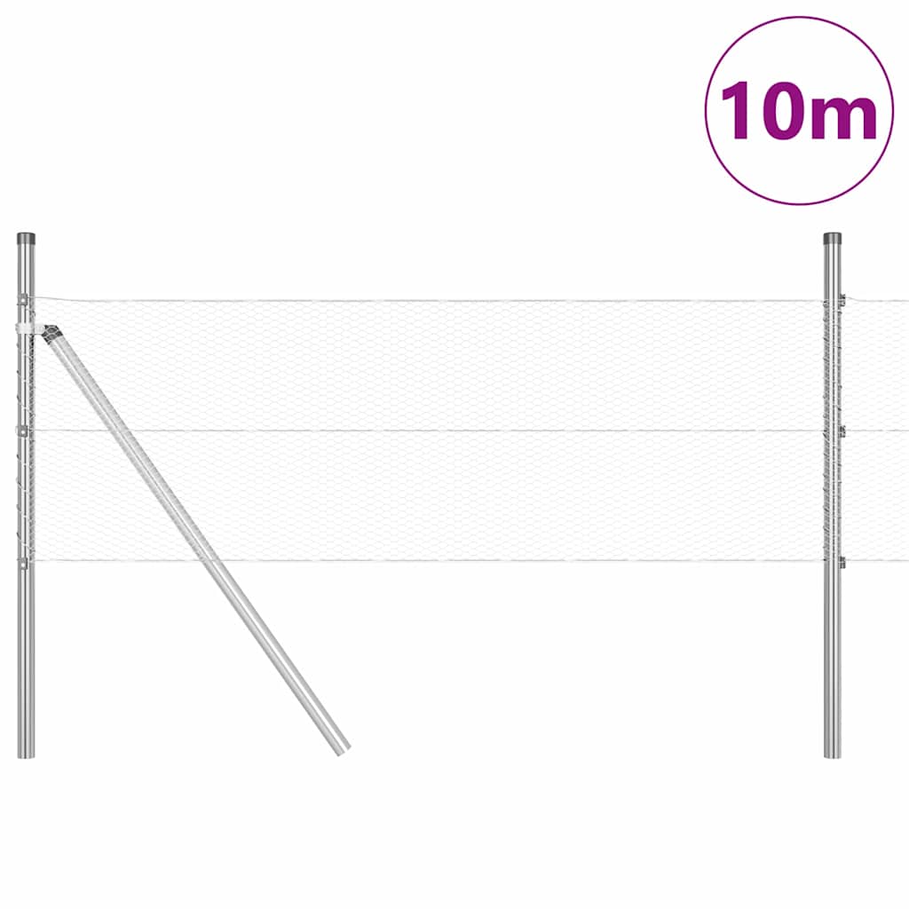 Ground Fix Geschweißter Drahtzaun 10 x 0,4 m (B x H)
