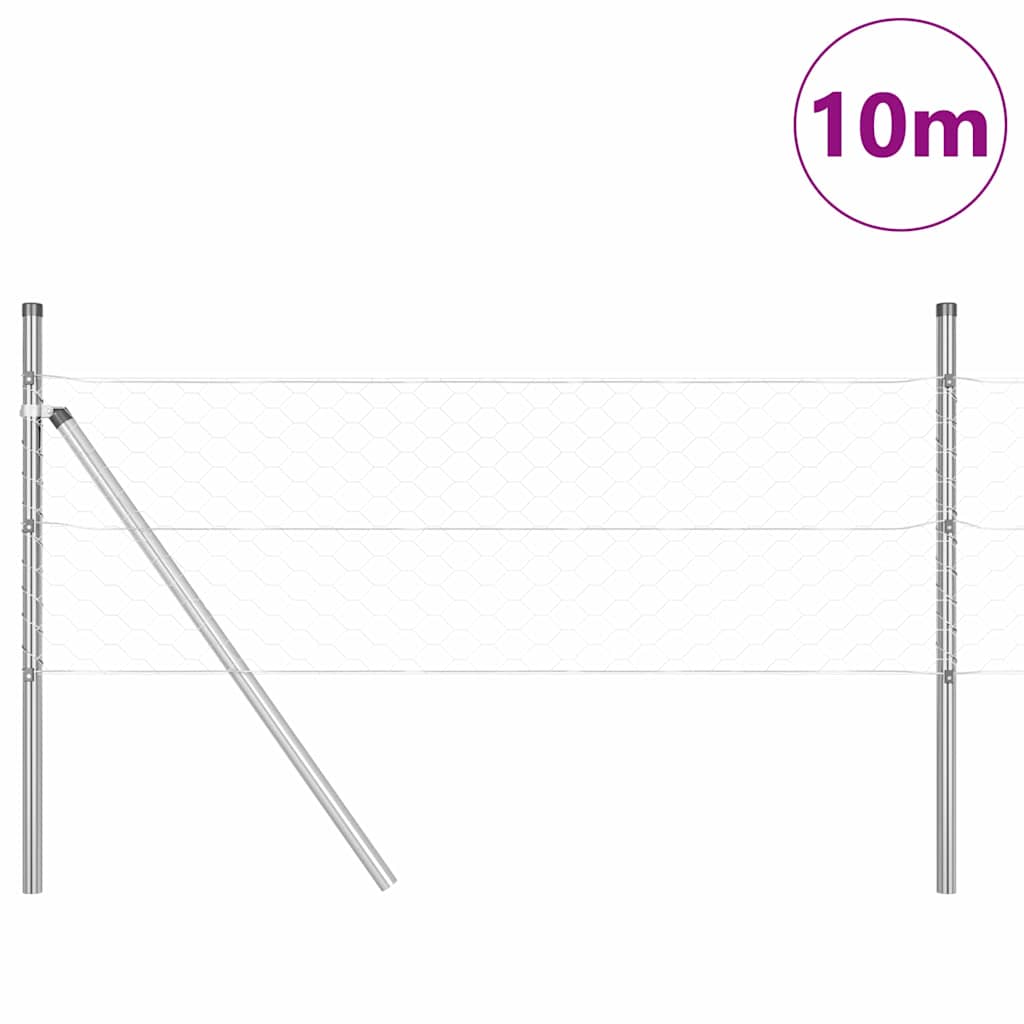 Ground Fix Geschweißter Drahtzaun 10 x 0,4 m (B x H)