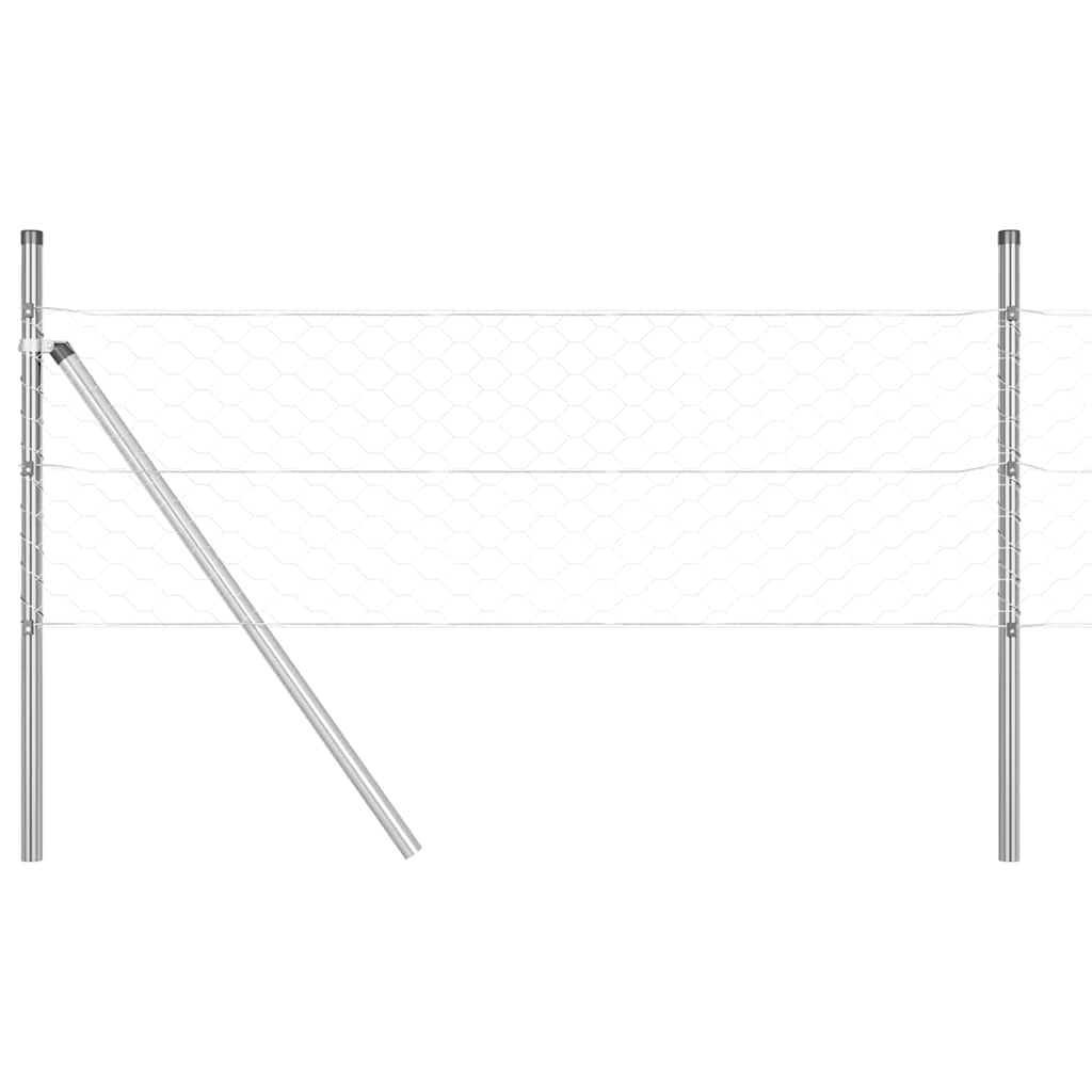 Ground Fix Geschweißter Drahtzaun 25 x 0,5 m (B x H)