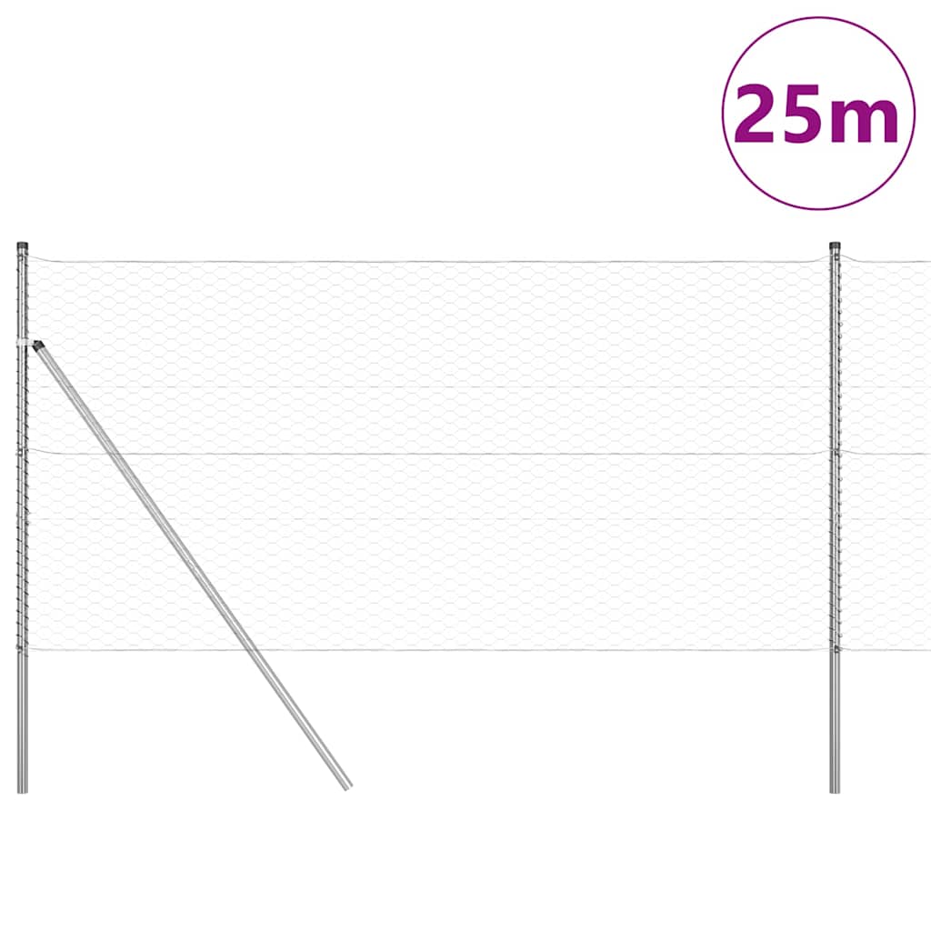 Ground Fix Geschweißter Drahtzaun 25 x 1,2 m (B x H)