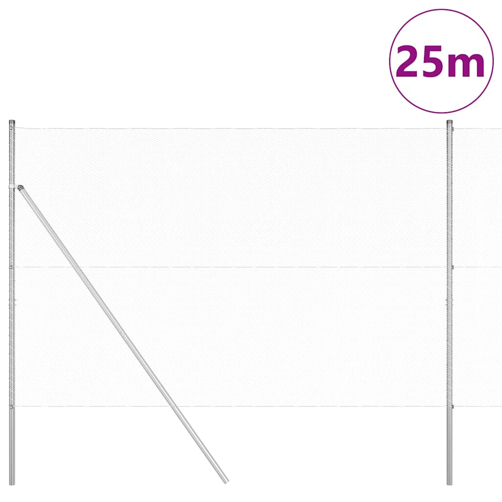 Ground Fix Geschweißter Drahtzaun 25 x 1,6 m (B x H)