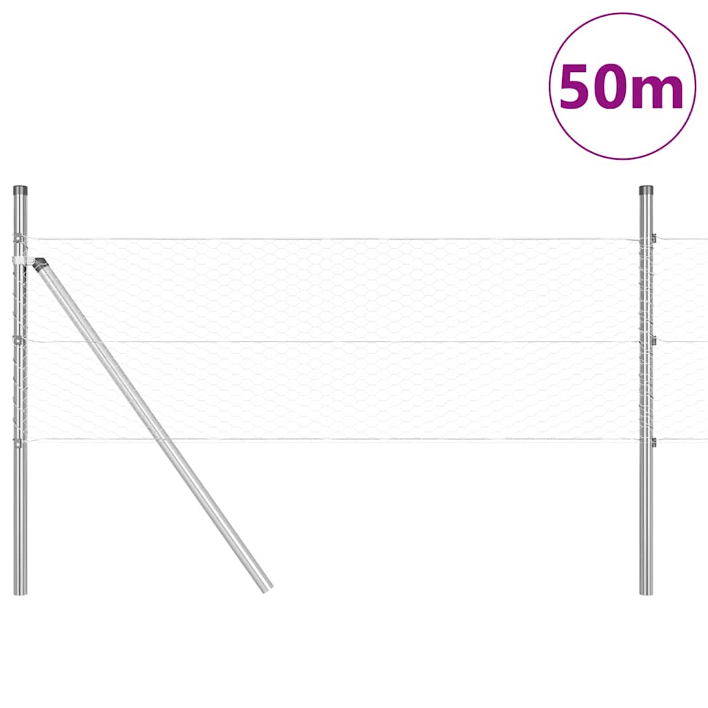 Ground Fix Geschweißter Drahtzaun 50 x 0,5 m (B x H)