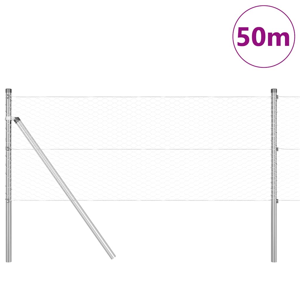 Ground Fix Geschweißter Drahtzaun 50 x 0,6 m (B x H)