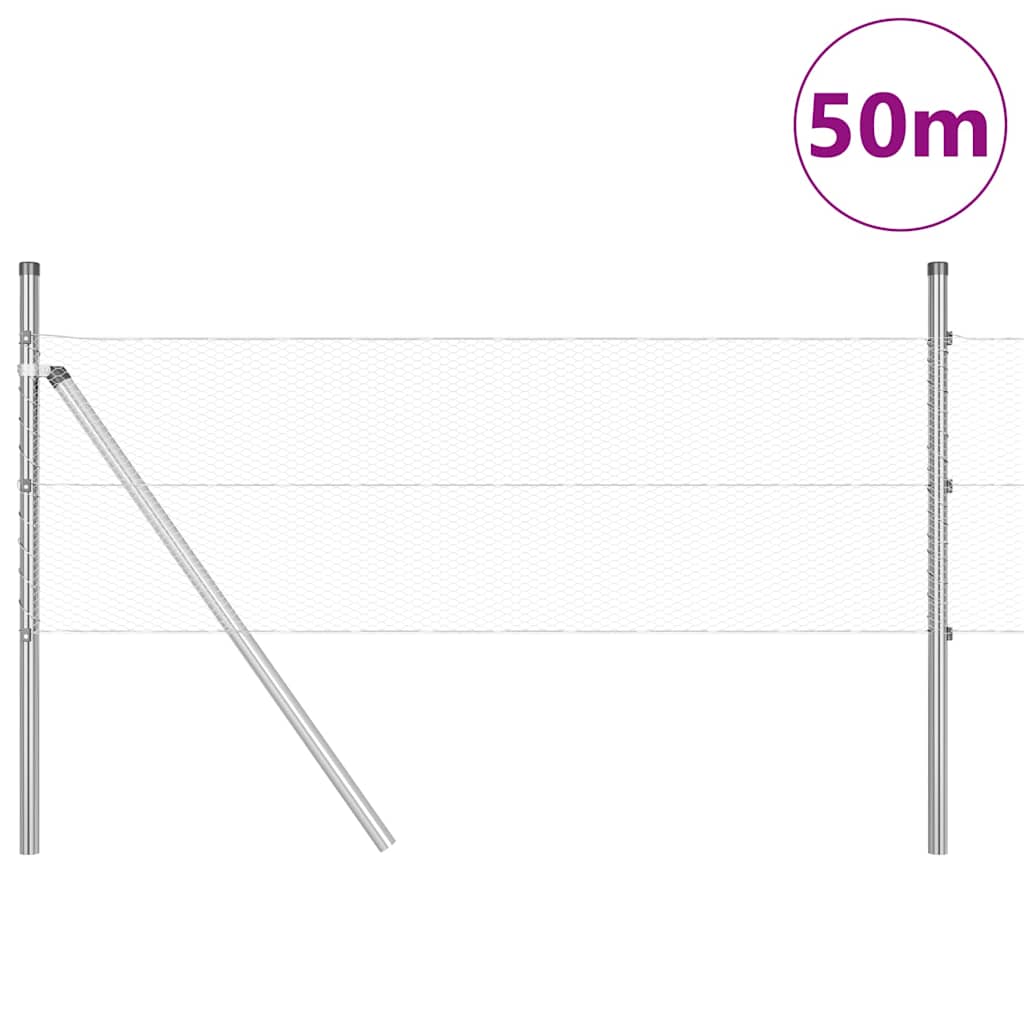 Ground Fix Geschweißter Drahtzaun 50 x 0,8 m (B x H)