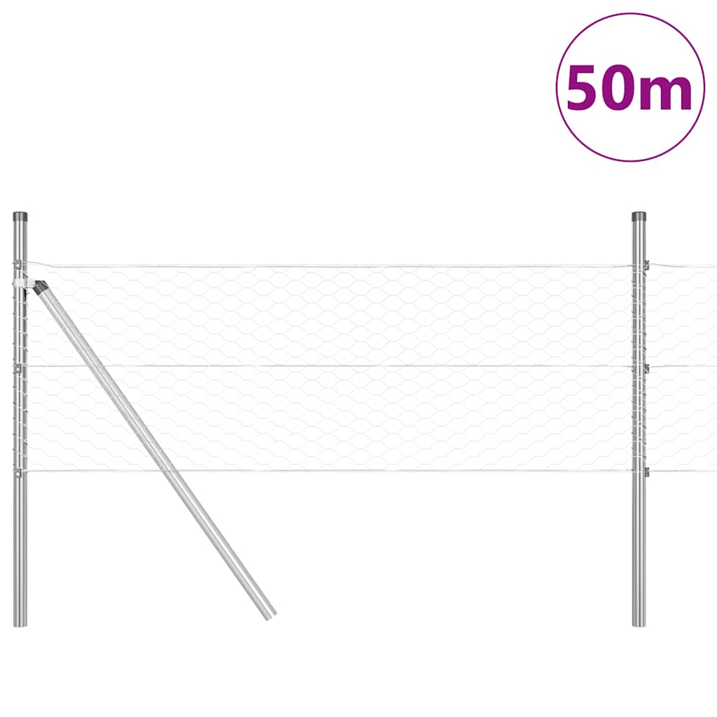 Ground Fix Geschweißter Drahtzaun 50 x 0,8 m (B x H)