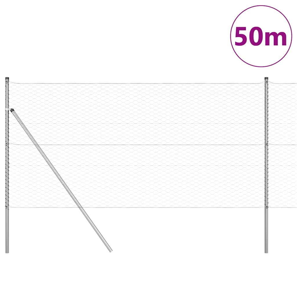 Ground Fix Geschweißter Drahtzaun 50 x 1 m (B x H)
