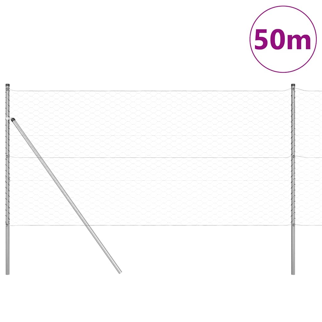 Ground Fix Geschweißter Drahtzaun 50 x 1,2 m (B x H)