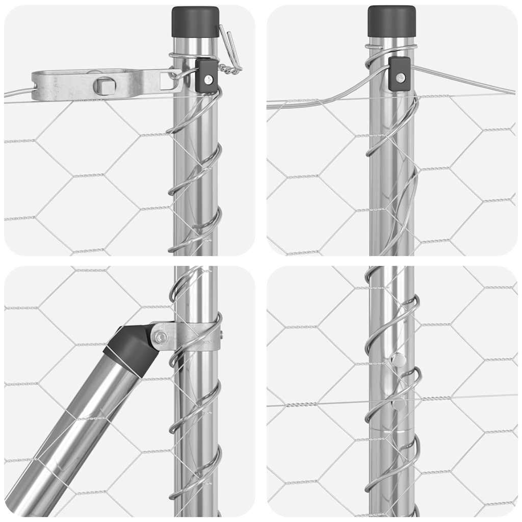 Ground Fix Geschweißter Drahtzaun 50 x 1,4 m (B x H)