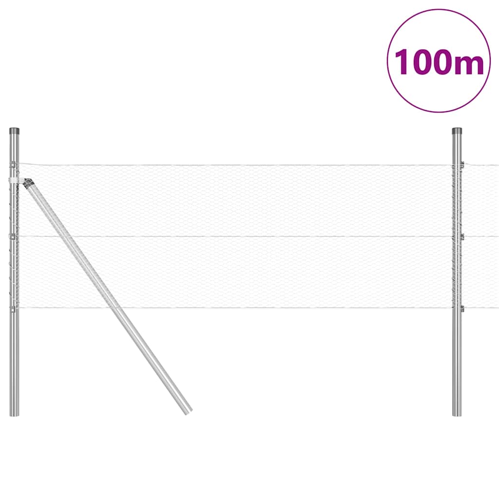 Ground Fix Geschweißter Drahtzaun 100 x 0,8 m (B x H)