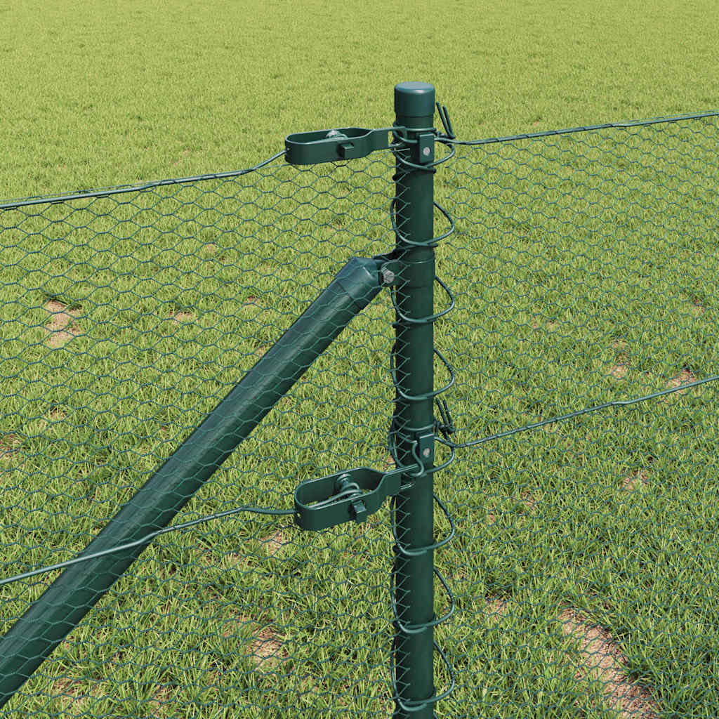 Schweißdrahtzaun mit Spikes 10 x 0,6 m (B x H)