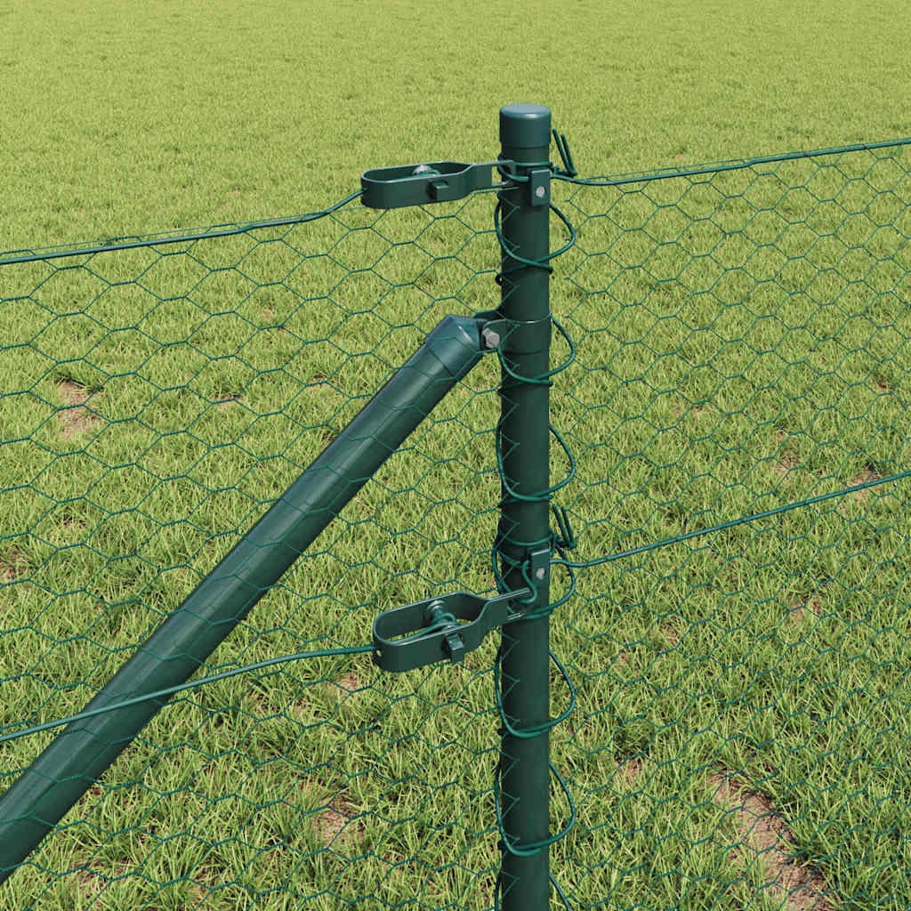 Schweißdrahtzaun mit Spikes 10 x 0,8 m (B x H)
