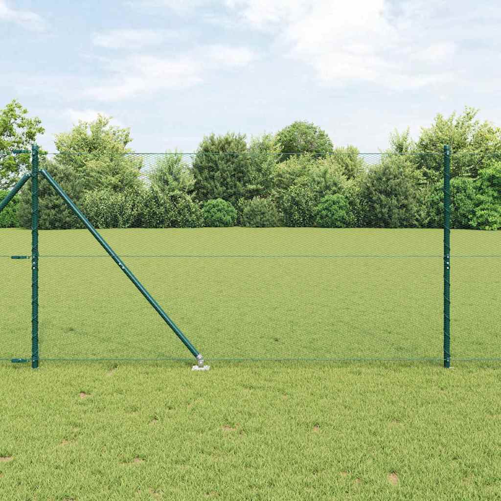 Schweißdrahtzaun mit Spikes 10 x 1,2 m (B x H)