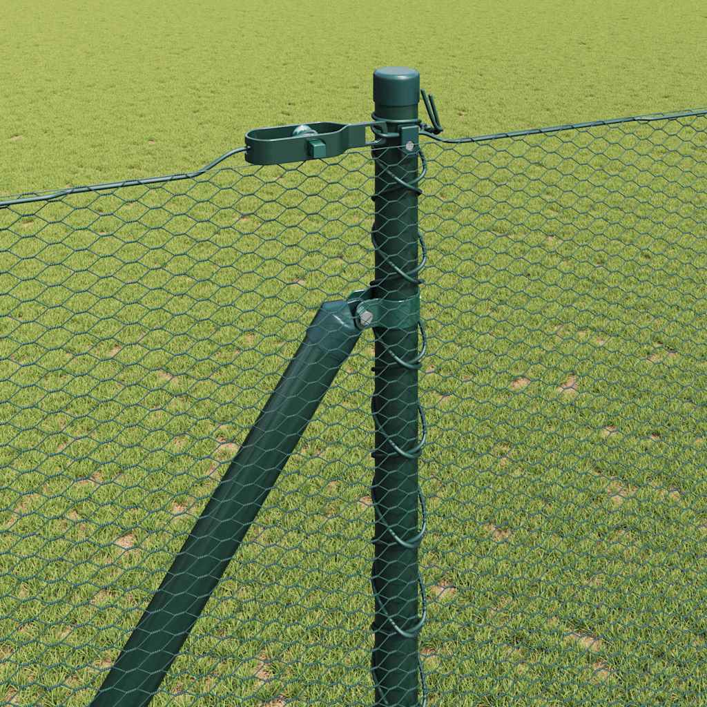 Schweißdrahtzaun mit Spikes 10 x 1,6 m (B x H)