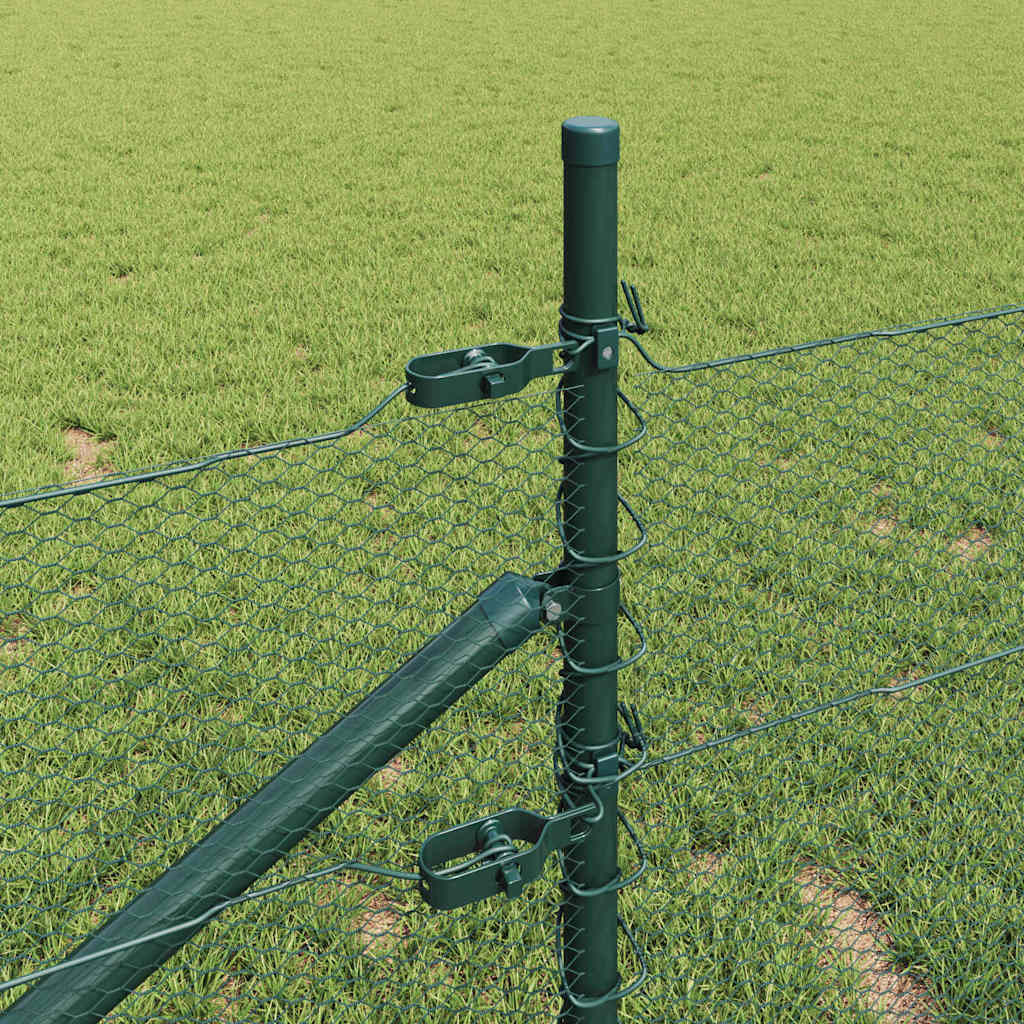 Schweißdrahtzaun mit Spikes 25 x 0,5 m (B x H)