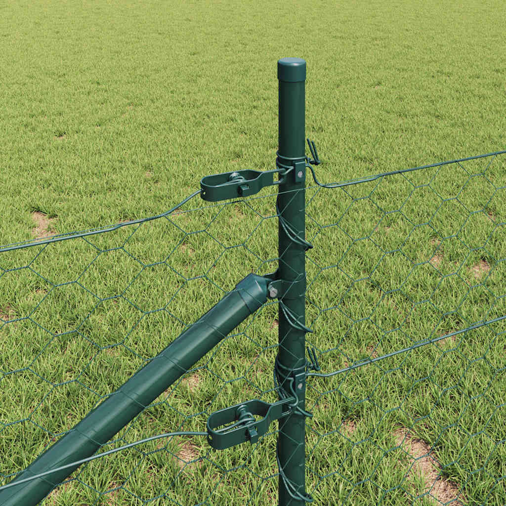Schweißdrahtzaun mit Spikes 25 x 0,5 m (B x H)