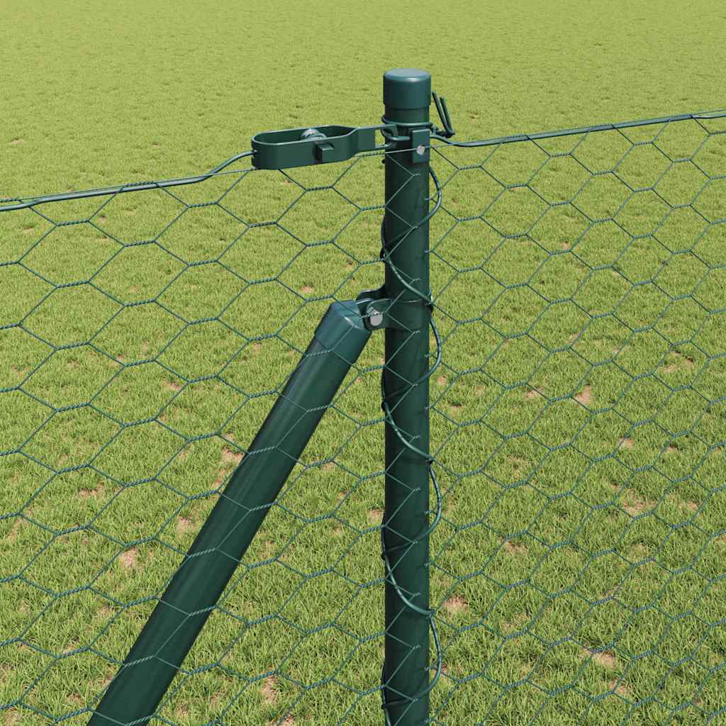 Schweißdrahtzaun mit Spikes 25 x 1,5 m (B x H)