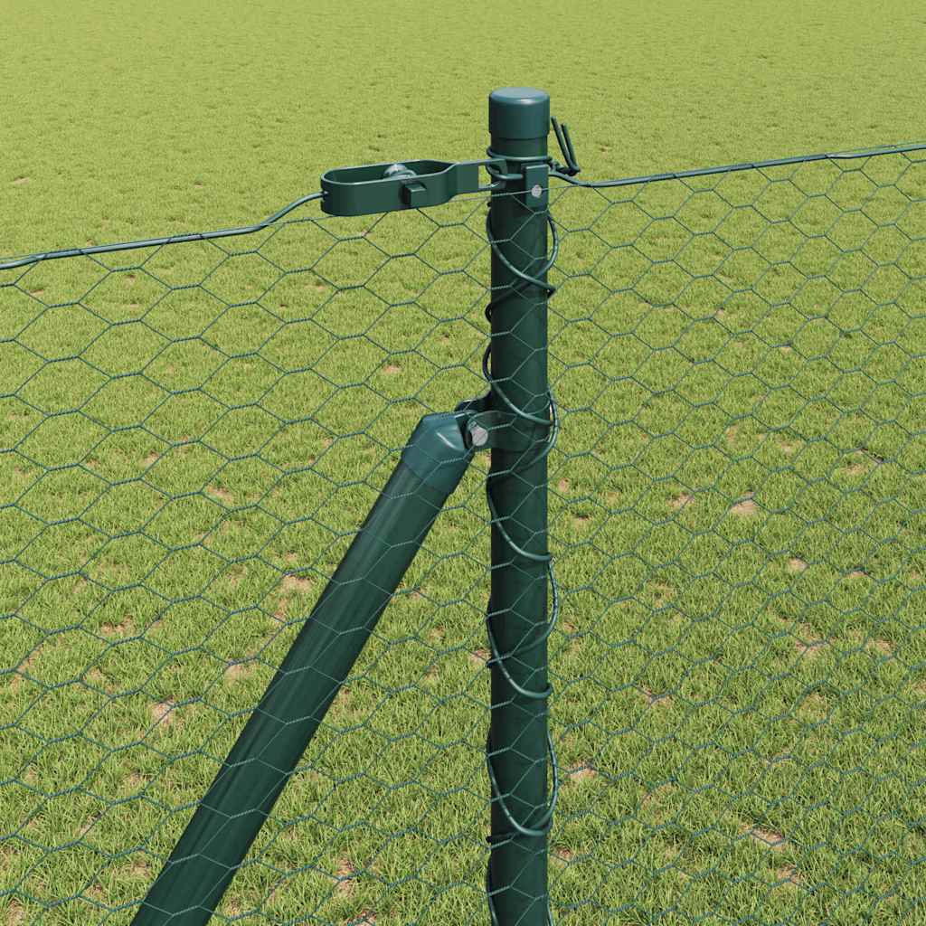 Schweißdrahtzaun mit Spikes 25 x 1,6 m (B x H)