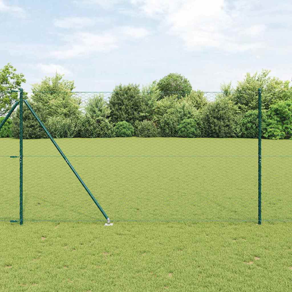 Schweißdrahtzaun mit Spikes 25 x 1,6 m (B x H)