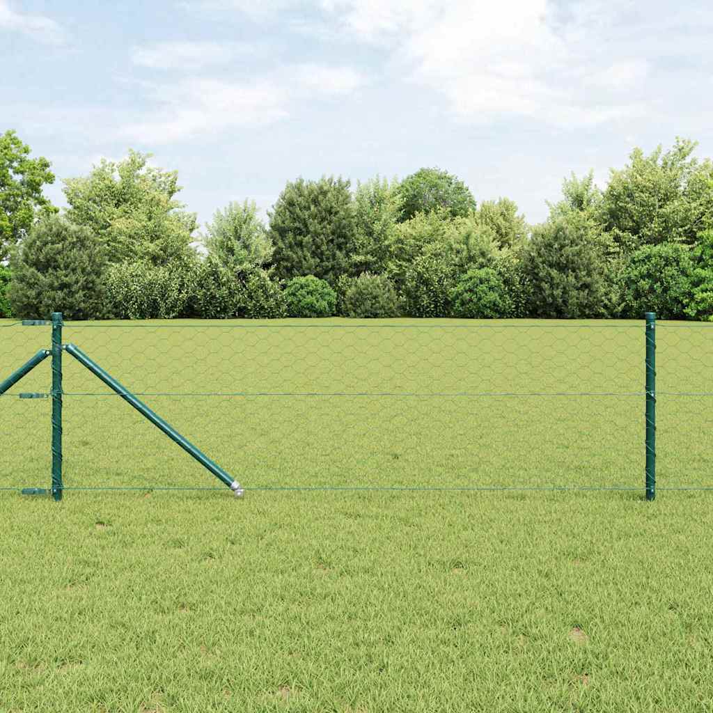 Schweißdrahtzaun mit Spikes 50 x 0,6 m (B x H)