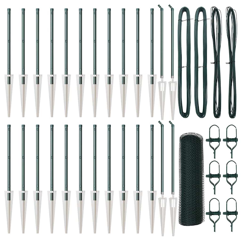 Schweißdrahtzaun mit Spikes 50 x 1 m (B x H)
