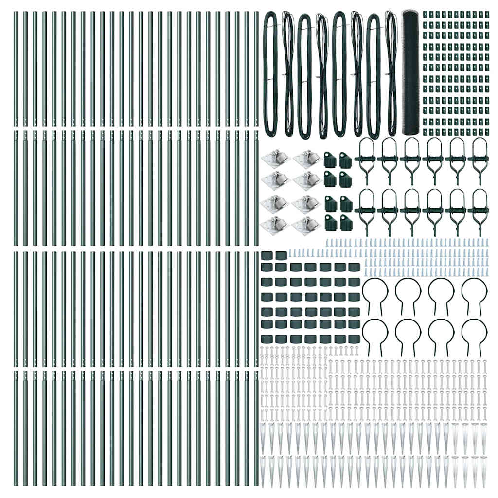 Schweißdrahtzaun mit Spikes 100 x 1,4 m (B x H)