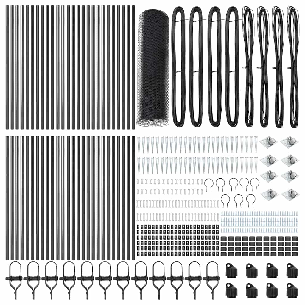 Schweißdrahtzaun mit Spikes 100 x 0,8 m (B x H)