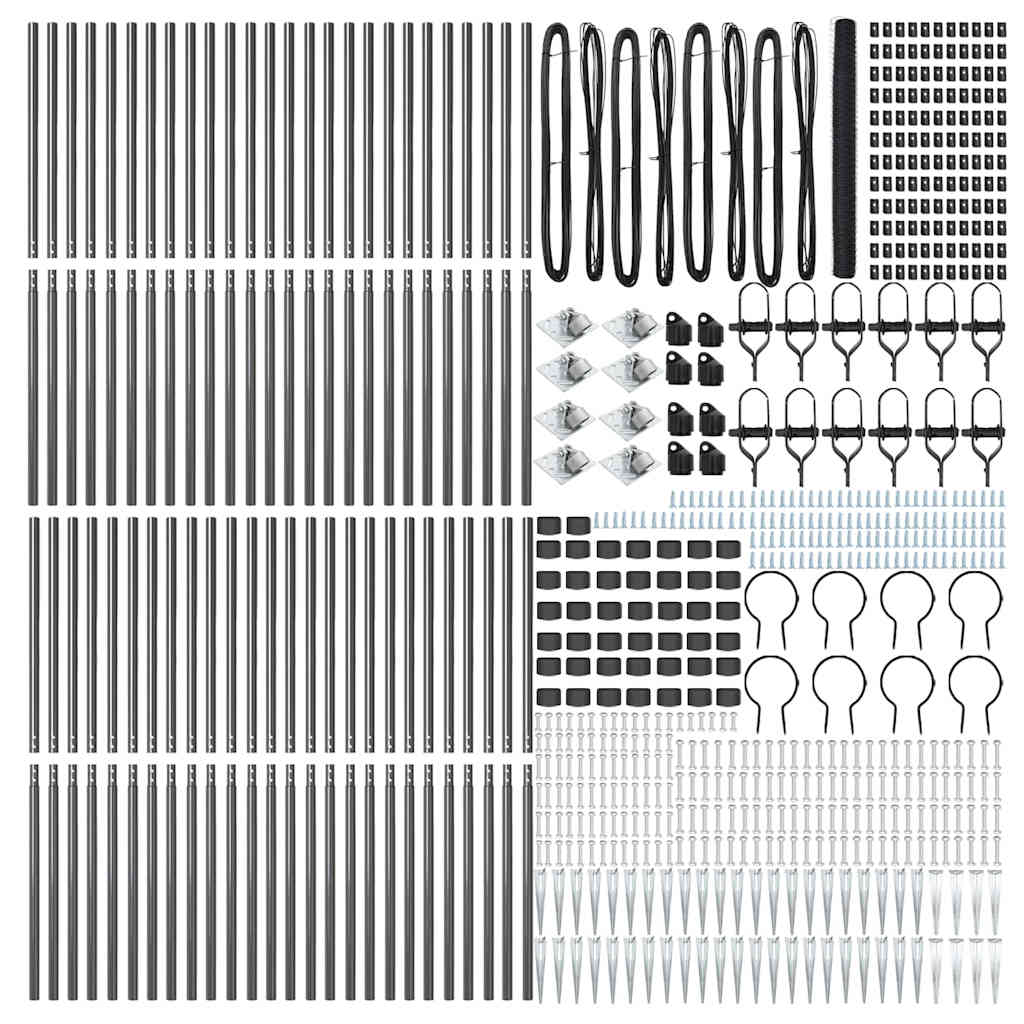 Schweißdrahtzaun mit Spikes 100 x 1,5 m (B x H)