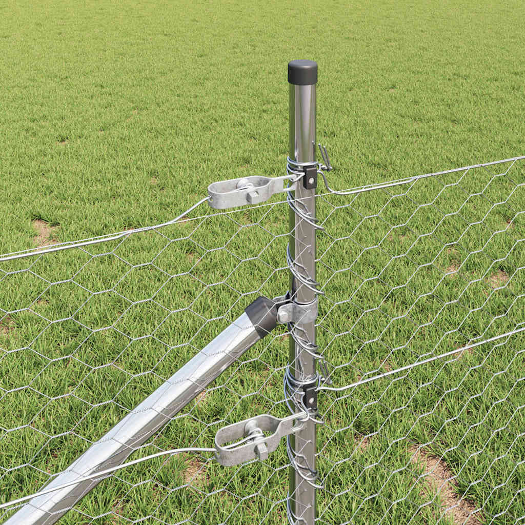 Schweißdrahtzaun mit Spikes 10 x 0,8 m (B x H)
