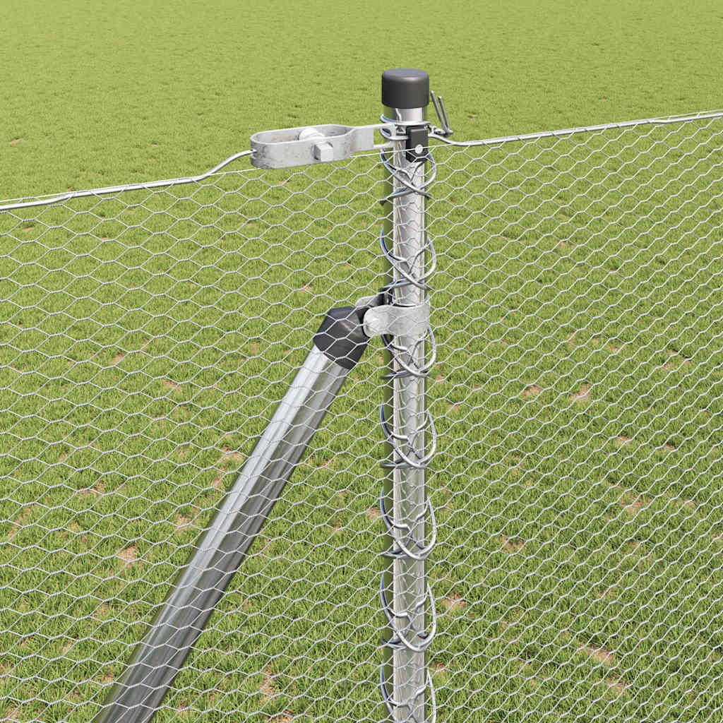 Schweißdrahtzaun mit Spikes 10 x 1,6 m (B x H)