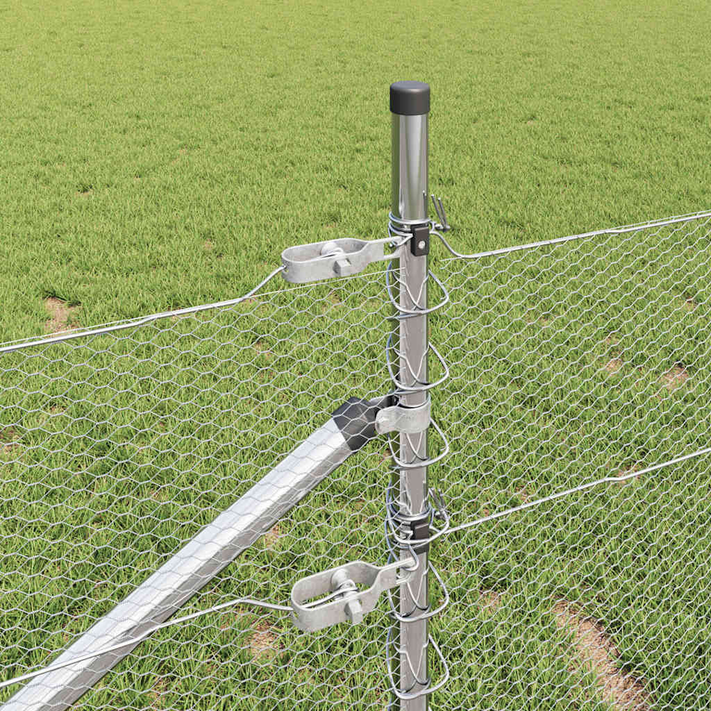 Schweißdrahtzaun mit Spikes 25 x 0,8 m (B x H)