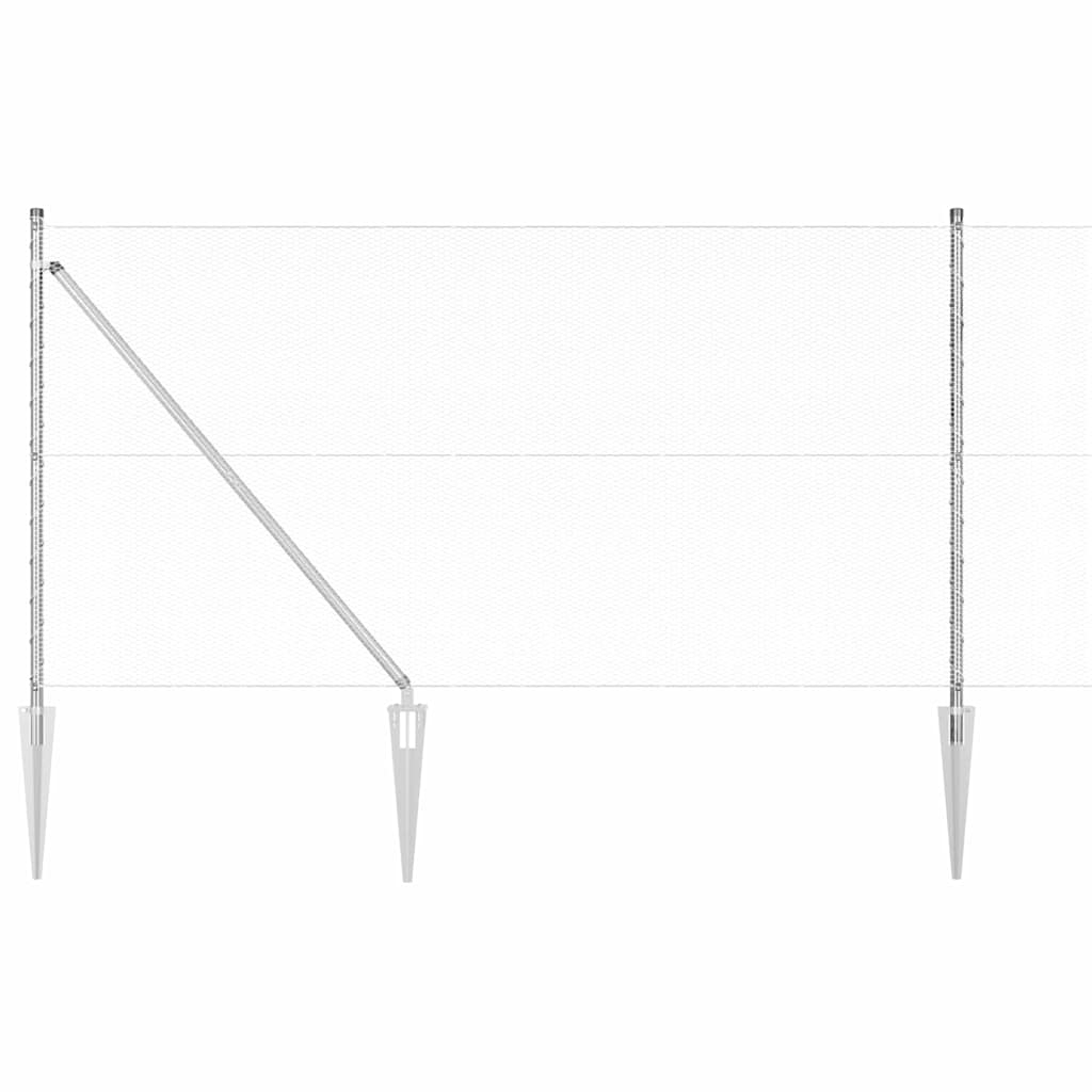 Schweißdrahtzaun mit Spikes 25 x 1 m (B x H)