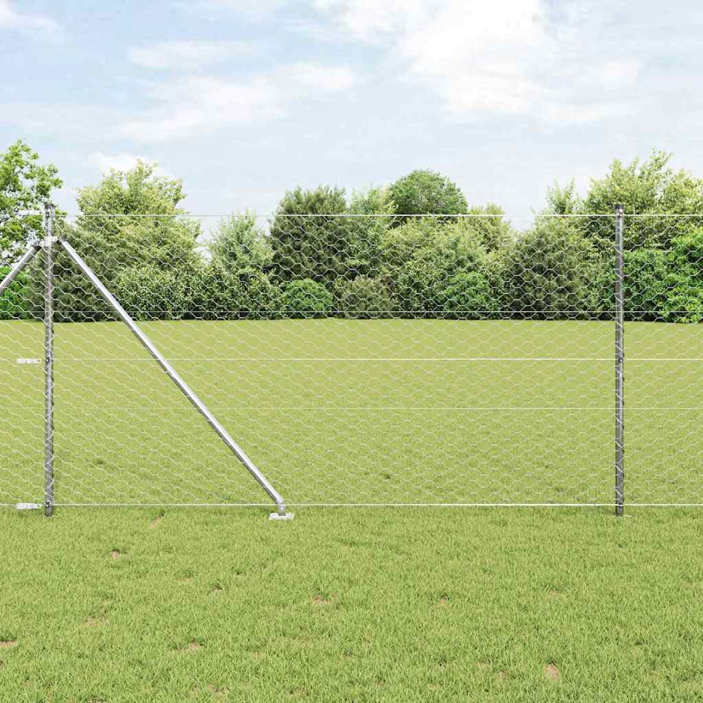 Schweißdrahtzaun mit Spikes 25 x 1 m (B x H)