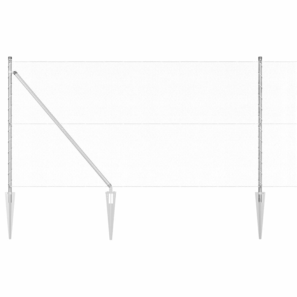 Schweißdrahtzaun mit Spikes 25 x 1,2 m (B x H)