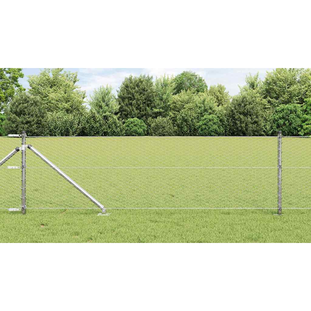 Schweißdrahtzaun mit Spikes 50 x 0,6 m (B x H)