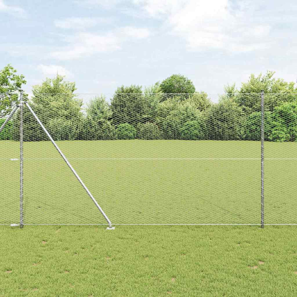 Schweißdrahtzaun mit Spikes 50 x 1,6 m (B x H)