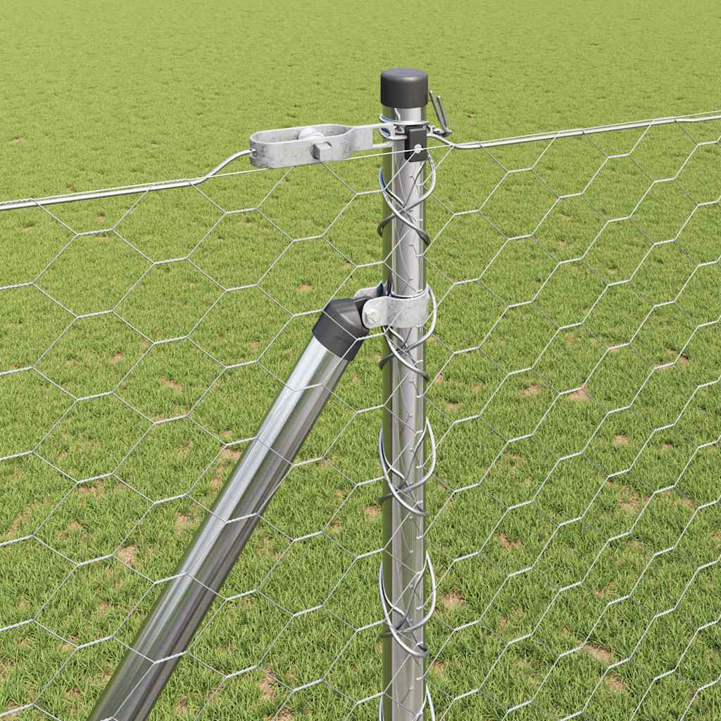 Schweißdrahtzaun mit Spikes 50 x 1,6 m (B x H)