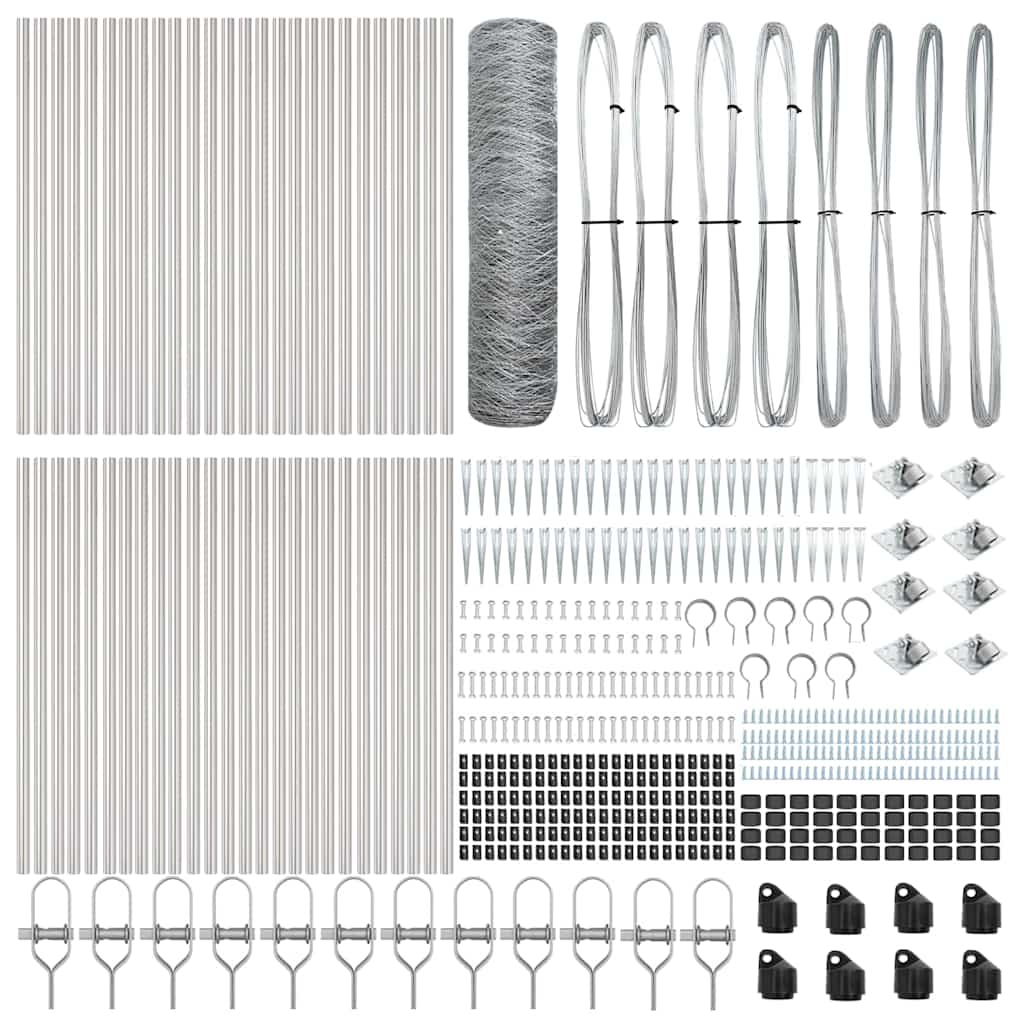 Schweißdrahtzaun mit Spikes 100 x 0,8 m (B x H)