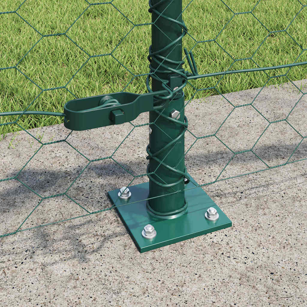 Geschweißter Drahtzaun mit Betonfundament 10 x 0,4 m (B x H)