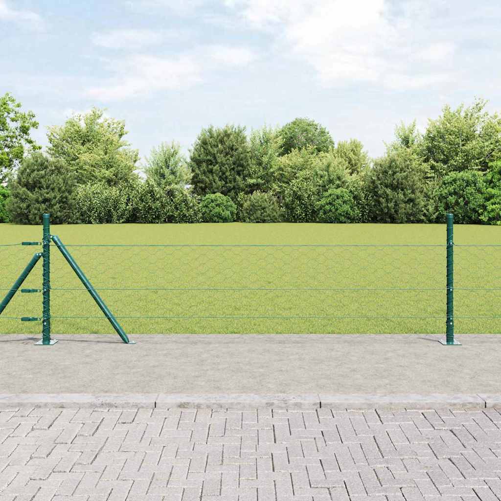 Geschweißter Drahtzaun mit Betonfundament 10 x 0,4 m (B x H)