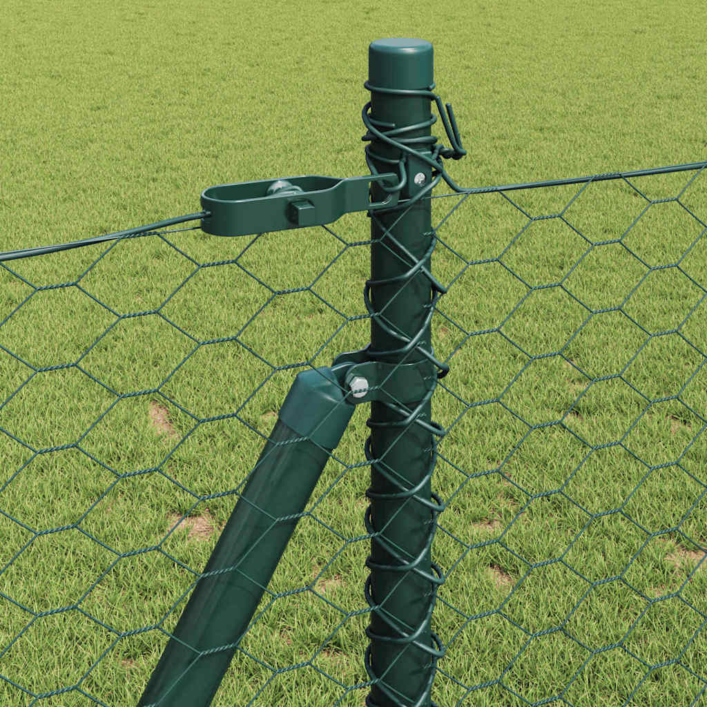 Geschweißter Drahtzaun mit Betonfundament 25 x 0,8 m (B x H)
