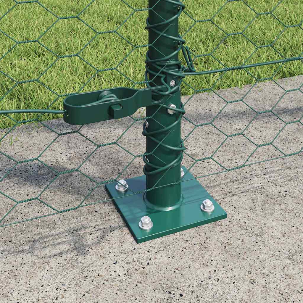 Geschweißter Drahtzaun mit Betonfundament 25 x 1,4 m (B x H)
