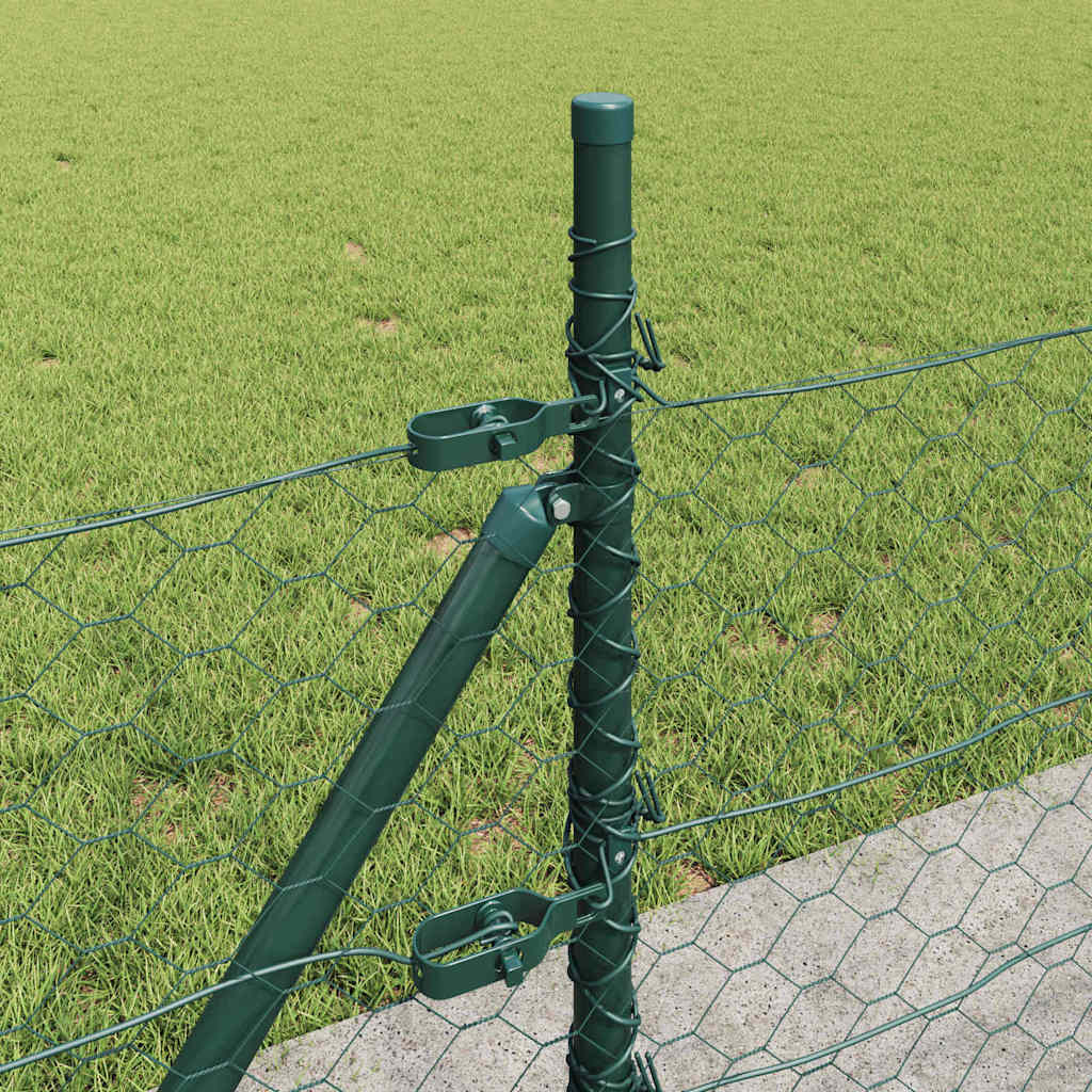 Geschweißter Drahtzaun mit Betonfundament 50 x 0,4 m (B x H)