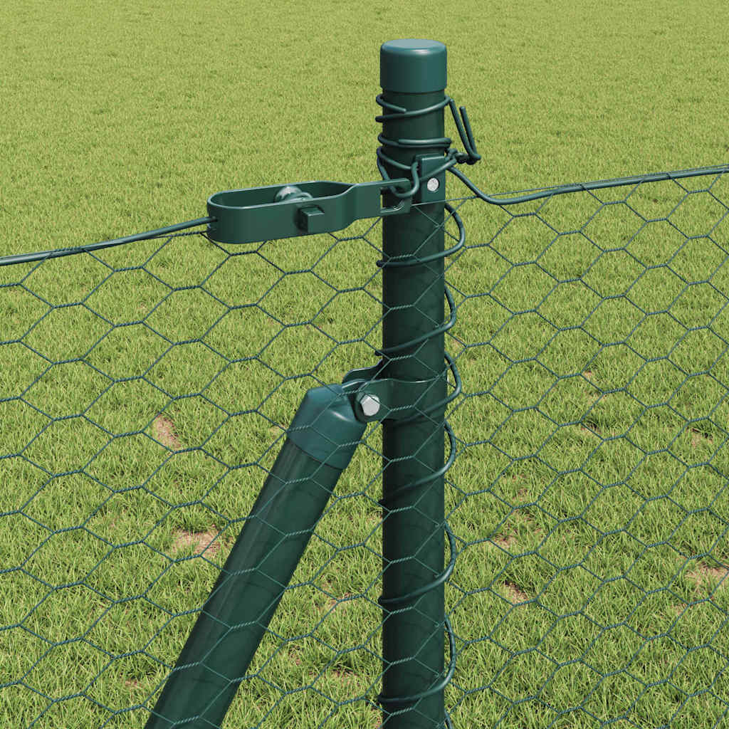 Geschweißter Drahtzaun mit Betonfundament 50 x 0,8 m (B x H)