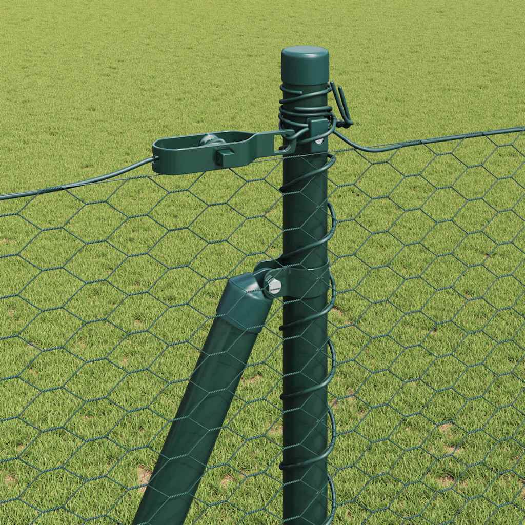 Geschweißter Drahtzaun mit Betonfundament 50 x 1,5 m (B x H)