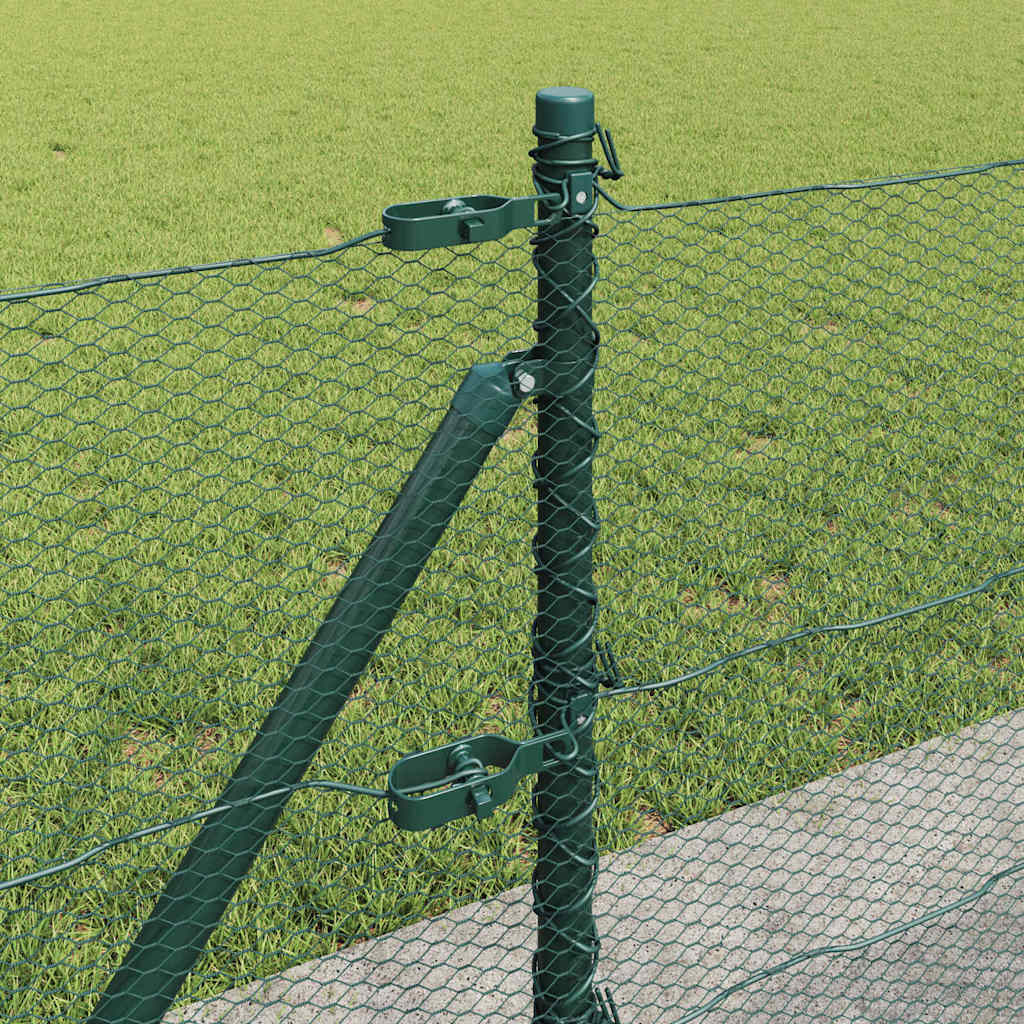 Geschweißter Drahtzaun mit Betonfundament 100 x 0,6 m (B x H)